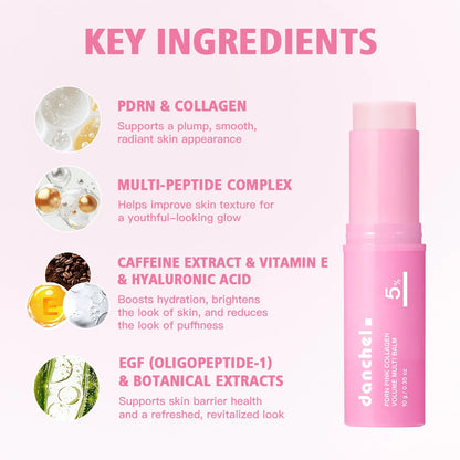 Bálsamo Facial PDRN Pink Collagen Stick