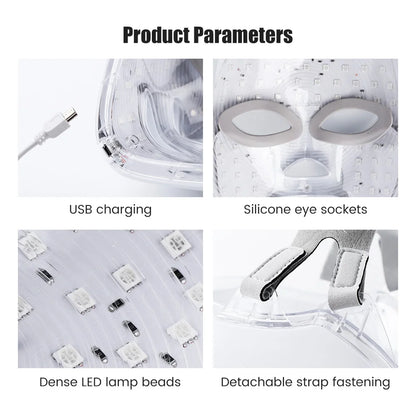 Máscara LED Facial 7 Colores