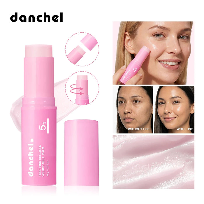 Bálsamo Facial PDRN Pink Collagen Stick – Hidratación Profunda, Efecto Glow y Reafirmante Antiarrugas