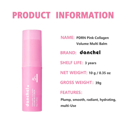 Bálsamo Facial PDRN Pink Collagen Stick