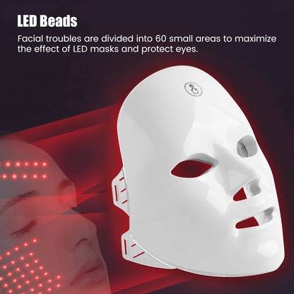 Máscara LED Facial 7 Colores
